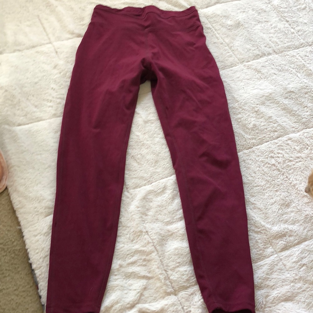 Popfit maroon leggings